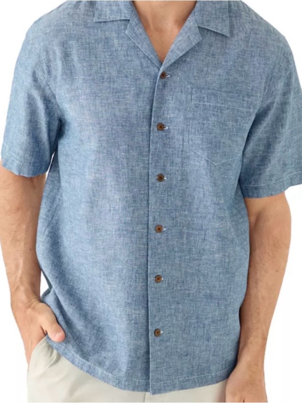 120% LINO Short Sleeved Linen Shirt